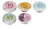 Kameleon Sterling Silver JewelPop Color Spiral CZ
