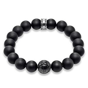 THOMAS SABO RING REBEL AT HEART BRACELET "OBSIDIAN"