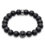 THOMAS SABO RING REBEL AT HEART BRACELET "OBSIDIAN"