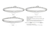Ebedi stainless steel engravable woven bracelet