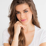 THOMAS SABO LOVE BRIDGE BRACELET "INFINITY DIAMOND "ENGRAVABLE