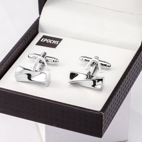 Twist Cufflinks French Shirt With Gift Box