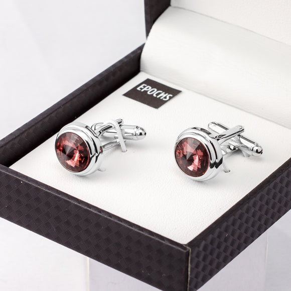 Crystal Cufflinks French Shirt With Gift Box