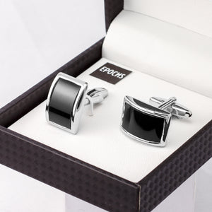 Enamel cufflinks French Shirt With Gift Box