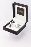 Silver Cylinder Cufflinks French Shirt With Gift Box