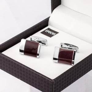 Enamel cufflinks French Shirt With Gift Box