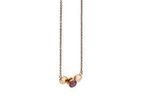 Qudo INTERCHANGEABLE Necklace ORRIZONTALE / Rose gold Plated