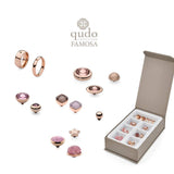 Qudo Interchangeable ring ancona /rose gold