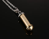 Stainless Steel Perfume Bottle Pendant With 20" Chain