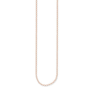 THOMAS SABO NECKLACE "ROUND BELCHER"ROSE