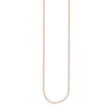 THOMAS SABO NECKLACE "ROUND BELCHER"ROSE