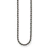 THOMAS SABO NECKLACE "BLACKENED CORD CHAIN"