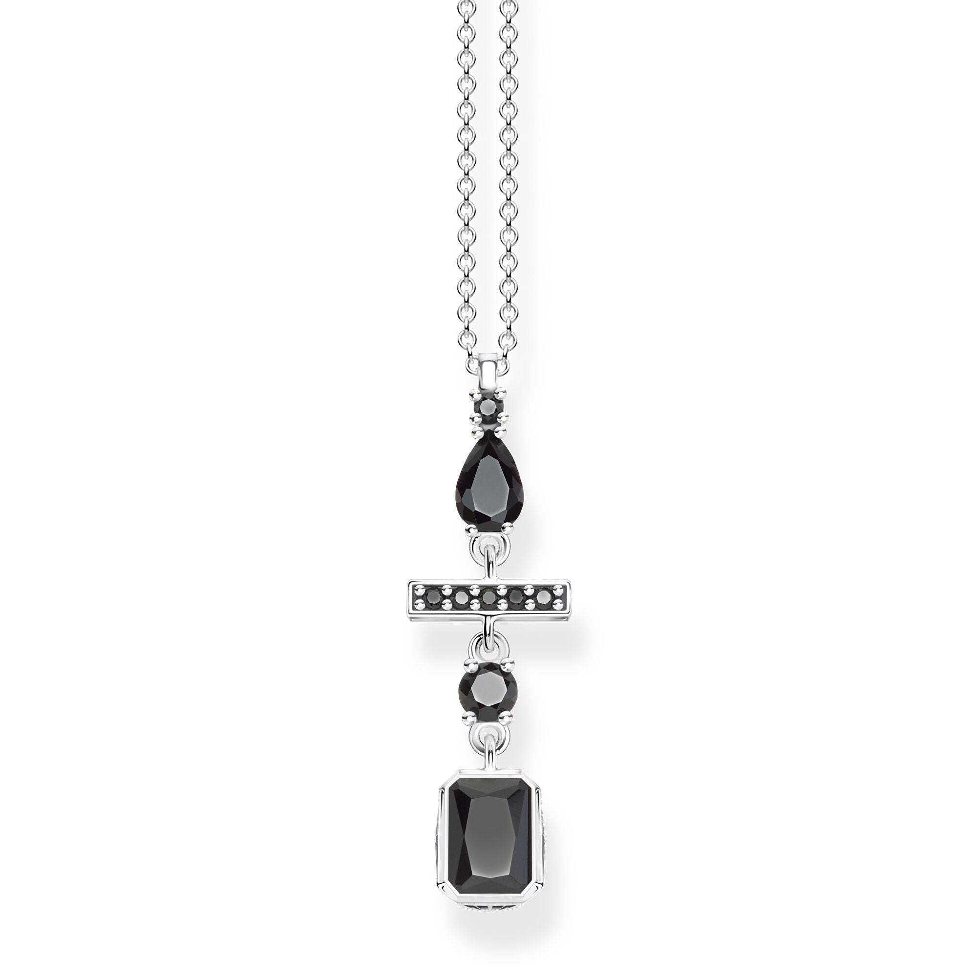 韓国発【TATIANA】(Silver925) Lit Pebble Long Necklace TATIANA☆(silver925) lit pebble long necklace ネックレス