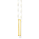 THOMAS SABO "NECKLACE GOLDEN CUBOID"