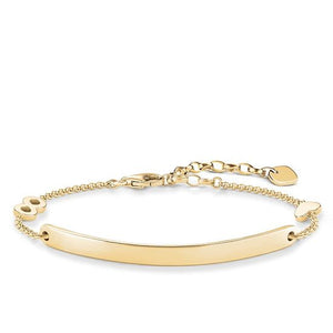 THOMAS SABO LOVE BRIDGE BRACELET "HEART INFINITY "ENGRAVABLE