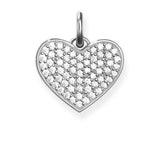 THOMAS SABO HEART PENDANT CLEAR CZ "HEART PAVÉ"