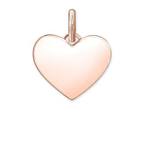 THOMAS SABO HEART PENDANT RED CZ "HEART PAVÉ"