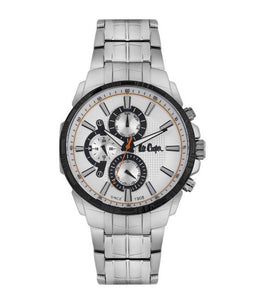 LEE COOPER - GREY AND WHITE DIAL WITH GREY METAL BRACELET WATER RESISTANT 3 ATM