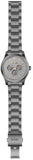 LEE COOPER -STAINLESS STEEL, GREY STEEL BAND WITH GREY CASE AND GREY, WHITE AND ROSE GOLD DIAL