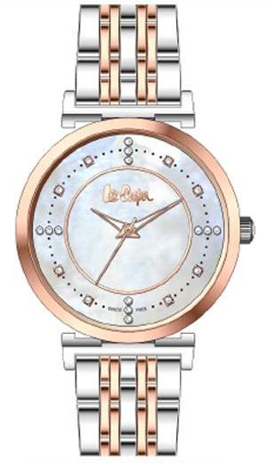 LEE COOPER - STAINLESS STEEL, PLATED ROSE GOLD AND SILVER, SMALL CASE