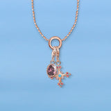 THOMAS SABO CHARM PENDANT "PURPLE STONE"