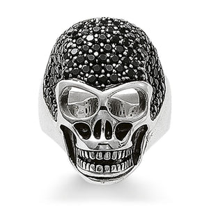 THOMAS SABO RING RING "SKULL PAVÉ"