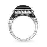 THOMAS SABO RING REBEL AT HEART "ETHNIC SKULLS BLACK"