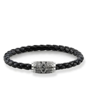 THOMAS SABO RING REBEL AT HEART BRACELET LEATHER STRAP "LOVE KNOT"