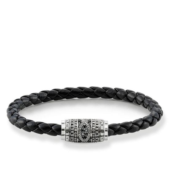 THOMAS SABO RING REBEL AT HEART BRACELET LEATHER STRAP 