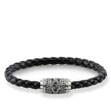 THOMAS SABO RING REBEL AT HEART BRACELET LEATHER STRAP "LOVE KNOT"