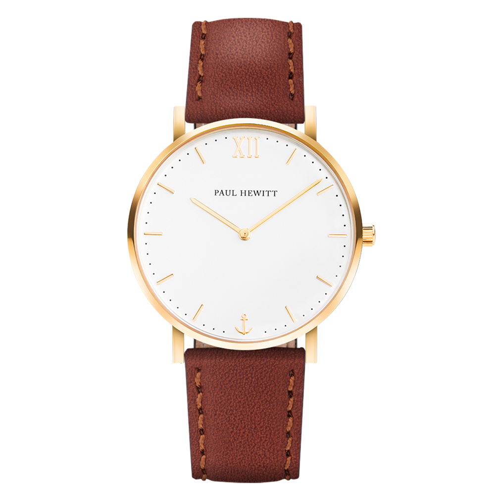 Hewitt Sailor Line Paul Hewitt Uhr Braun White Sand Paul Hewitt