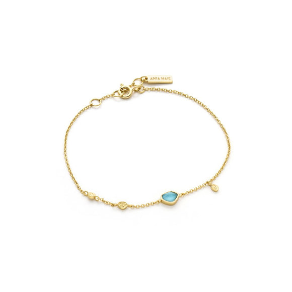 ANIA HAIE TURQUOISE DISCS BRACELET