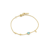 ANIA HAIE TURQUOISE DISCS BRACELET