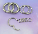 Seamless Clicker 316L 14G Steel Body Jewelry