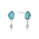 ANIA HAIE TURQUOISE DROP STUD EARRINGS