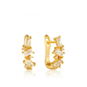 ANIA HAIE CLUSTER HUGGIE EARRINGS