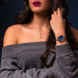 NAVY HUMMINGBIRD WATCH