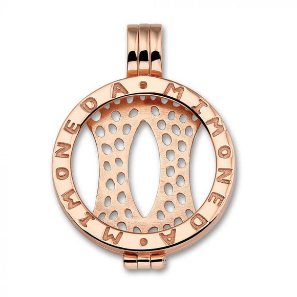 MI MONEDA PENDANT 925 SILVER ROSEGOLD PLATED