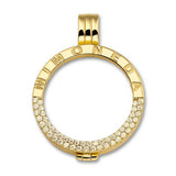 DELUXE PENDANT 925 SILVER GOLD PLATED