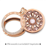 DELUXE PENDANT 925 SILVER ROSEGOLD PLATED