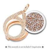 MI MONEDA NENA DELUXE PENDANT 925 SILVER ROSEGOLD PLATED