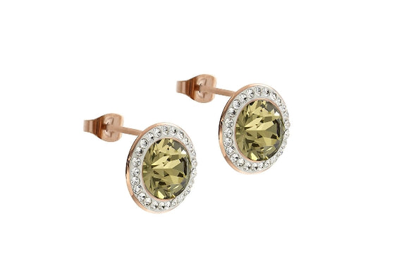 Qudo INTERCHANGEABLE Earring TONDO Deluxe / Rose Gold plated