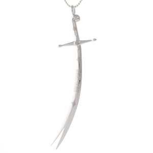 Sterling Silver Sword of Ali Zulfiqar With 22" Sterling Silver
